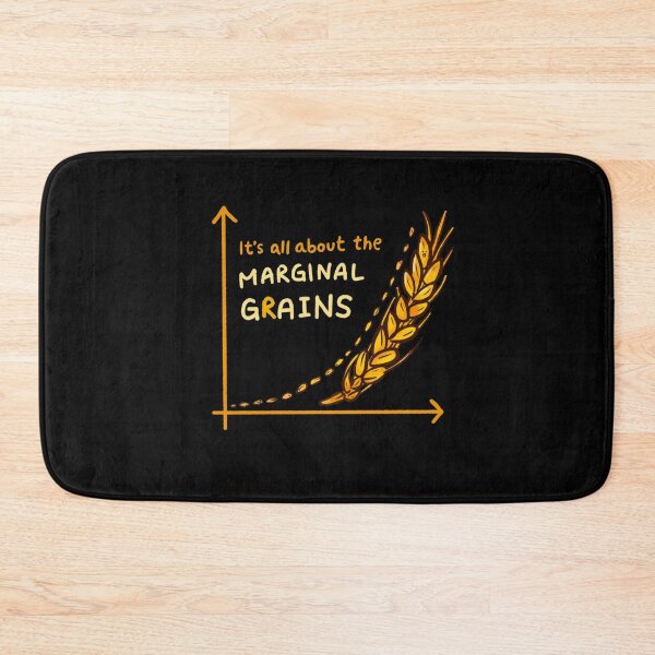 Item preview, It's All About the Marginal Gains Grains (Black) designed and sold by ShelliesWorld.