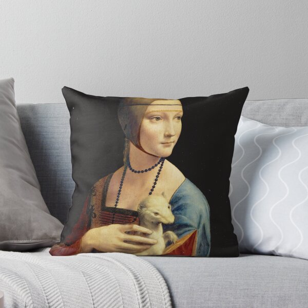 Item preview, Lady with an Ermine by Leonardo da Vinci designed and sold by SimpleJoyStyle.