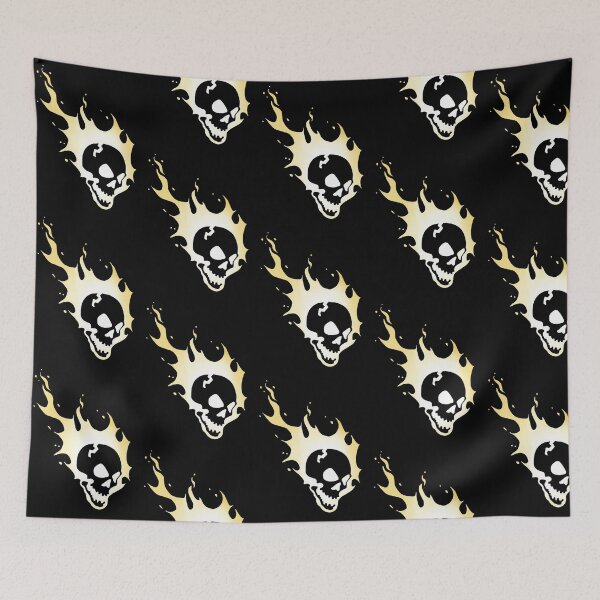 Item preview, Flaming Skull Yellow designed and sold by Patrick Parent.