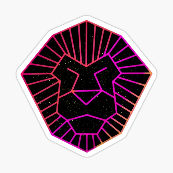 Sticker Leo Muster Redbubble