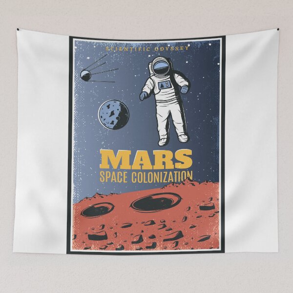 Item preview, Vintage Mars Space Colonization designed and sold by repeat art.