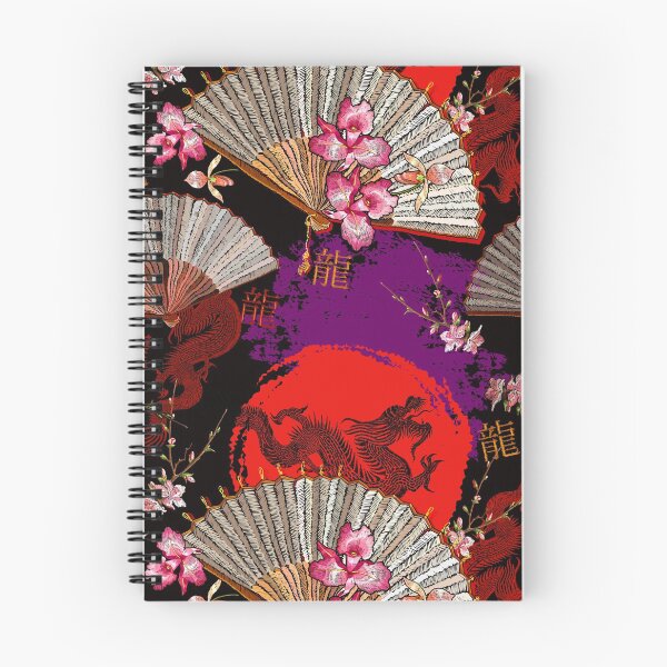 Item preview, Asian dragons pattern designed and sold by matrioshka.