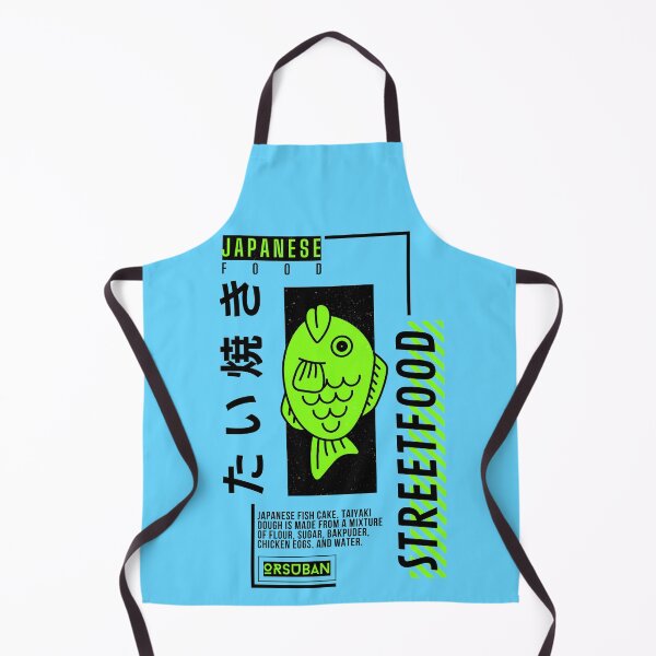 Item preview, Taiyaki streetfood ( black green) - orsuban designed and sold by ORSUBAN.