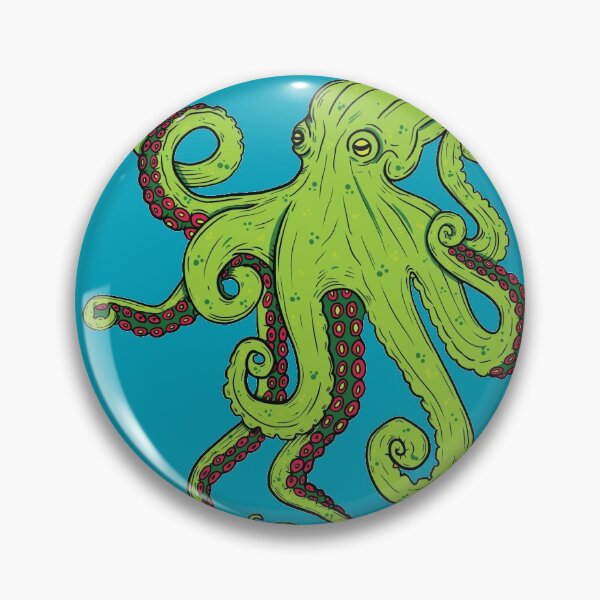 Item preview, Green octopus designed and sold by 55eleven.