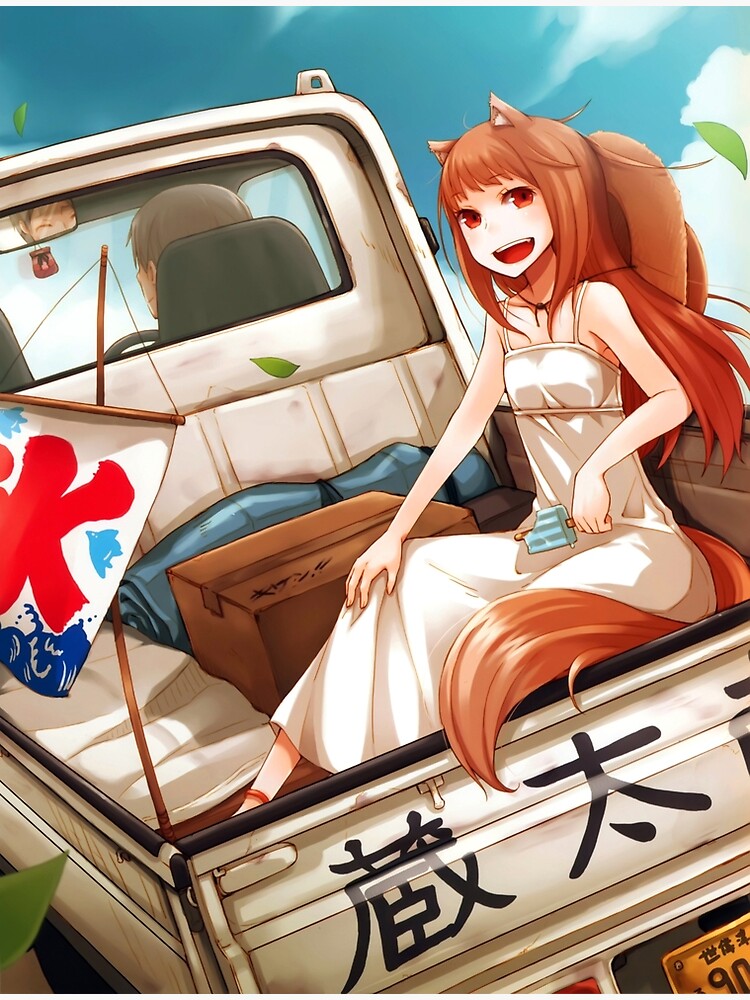 Holo on a Truck - Spice and Wolf" Greeting Card for Sale by pseudop |  Redbubble