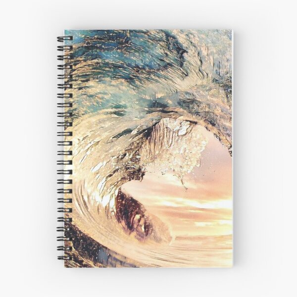 Item preview, GALATHI Ocean Waves Sunset Blue - Sunset designed and sold by Galathi Designs.