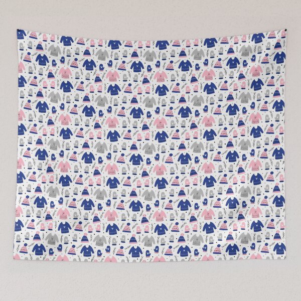 Item preview, Winter Seamless Pattern With Knitted designed and sold by SSK Designs.
