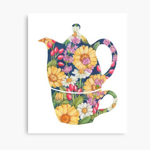 What’s In Your Tea No. 4 Canvas Print