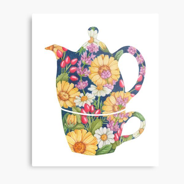 What’s In Your Tea No. 4 Metal Print