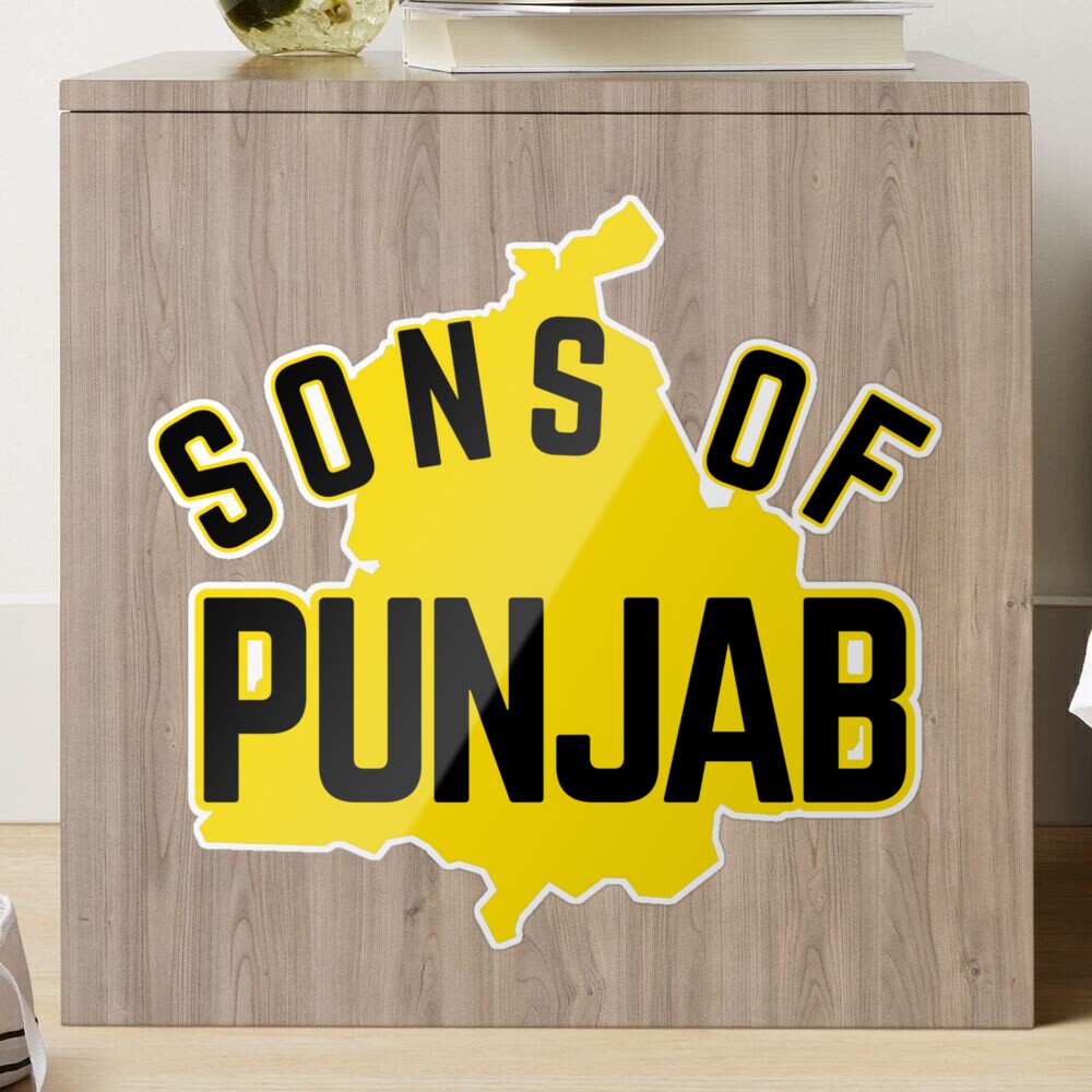 Sikh punjabi word fateh singh khalsa panjabi acrylic adhesive back sticker  a1