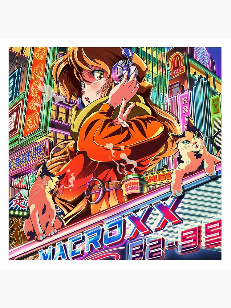 MACROSS - Shibuya Meltdown | Art Board Print