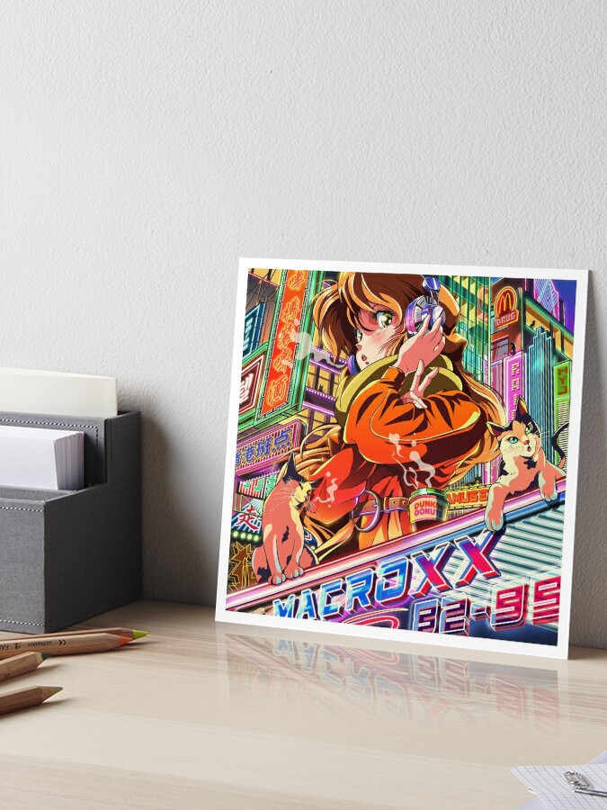 MACROSS - Shibuya Meltdown | Art Board Print