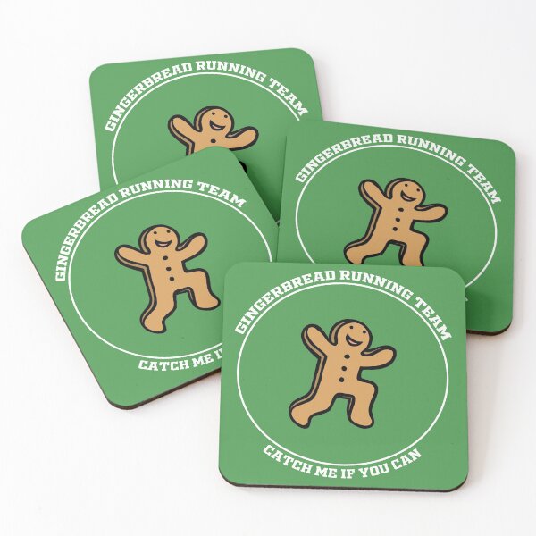 Item preview, gingerbread running team funny Christmas gingerbread runner catch me if you can designed and sold by RUCZENO.