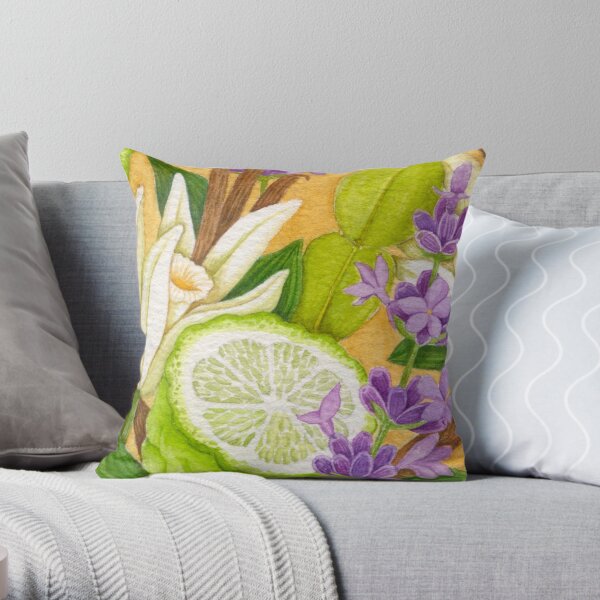 What’s in Your Tea No 3 Throw Pillow