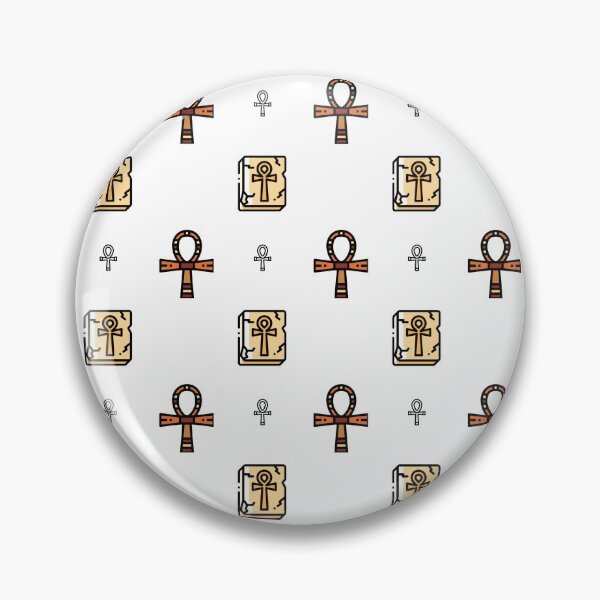 Aperçu de l'œuvre Ankh symbole hiéroglyphique égyptien antique créée et vendue par PatternsRUs.