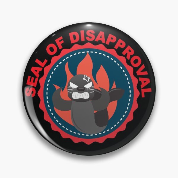 Item preview, Seal of diapproval, funny pun designed and sold by GulQari.