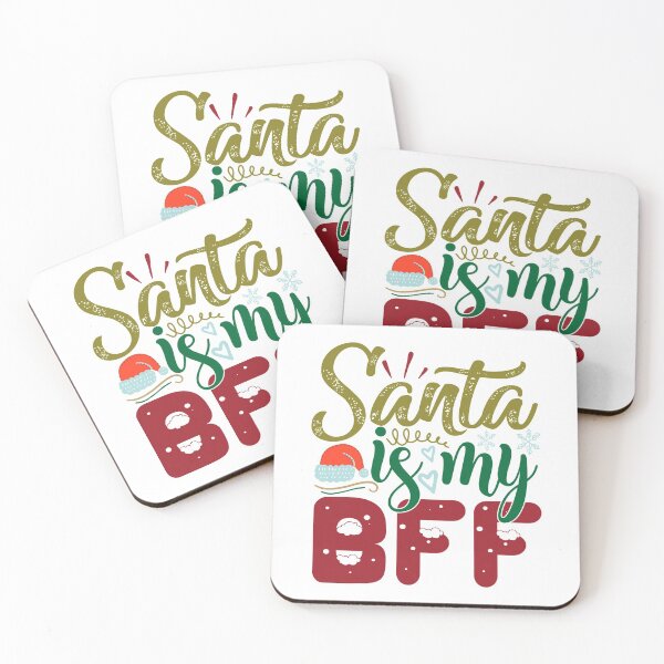 Item preview, Santa Is My BFF designed and sold by Worranarin.