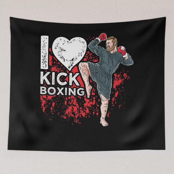 Item preview, Kickboxer gift i love kickboxing designed and sold by Tagesapfel.