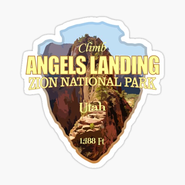 Vista previa del artículo con la obra «Angels Landing (punta de flecha)», diseñado y vendido por curranmorgan.