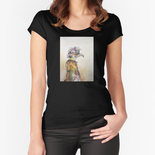 Turkey Lady Won’t Have the Holidays! Fitted Scoop T-Shirt