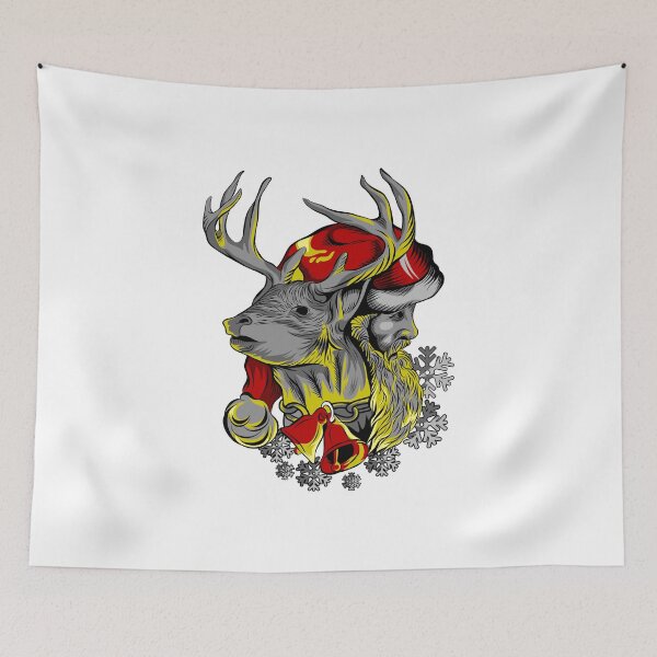Item preview, SANTA AND THE DEER designed and sold by wifisign.