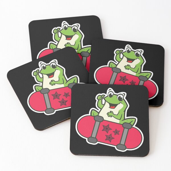 Item preview, Skateboarding Frog designed and sold by pintsandquarts.