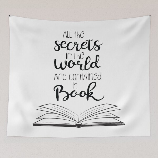 Item preview, All Secrets In The World Are Contained In Book designed and sold by ProjectX23.