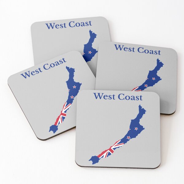 Item preview, West Coast Region Map , New Zealand Region. designed and sold by marosharaf.