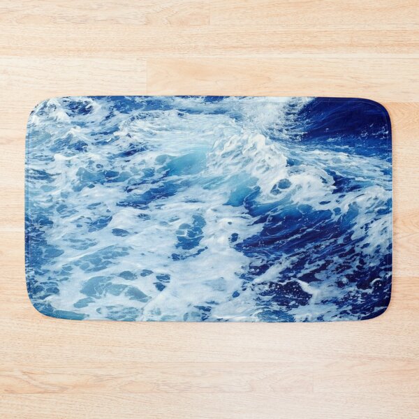 Item preview, Blue sea ocean waves designed and sold by Fiona Shorts.