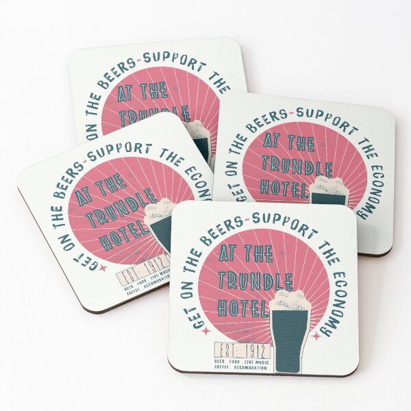 Item preview, Get on the beers at the Trundle Hotel  designed and sold by BlackDogArtists.