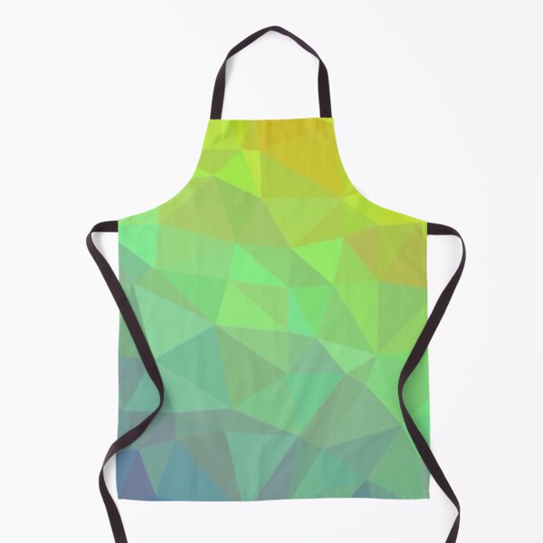 Item preview, Polygon pattern gradient green yellow blue designed and sold by ApArtPaintings.