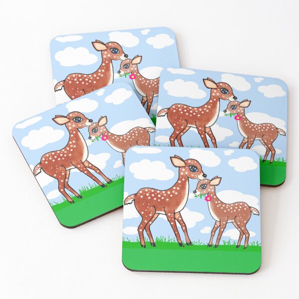 Item preview, Sika deers - Mother's love  designed and sold by Shirley cute art .