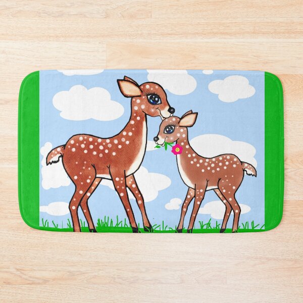 Item preview, Sika deers - Mother's love  designed and sold by Shirley cute art .