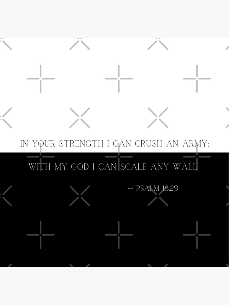 "Scale Any Wall Bible Verse Typography" Poster for Sale by