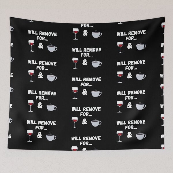 Item preview, Will Remove For Wine & Coffee or Tea - Face Mask- by Boo-da-chay designed and sold by Boo-da-chay.