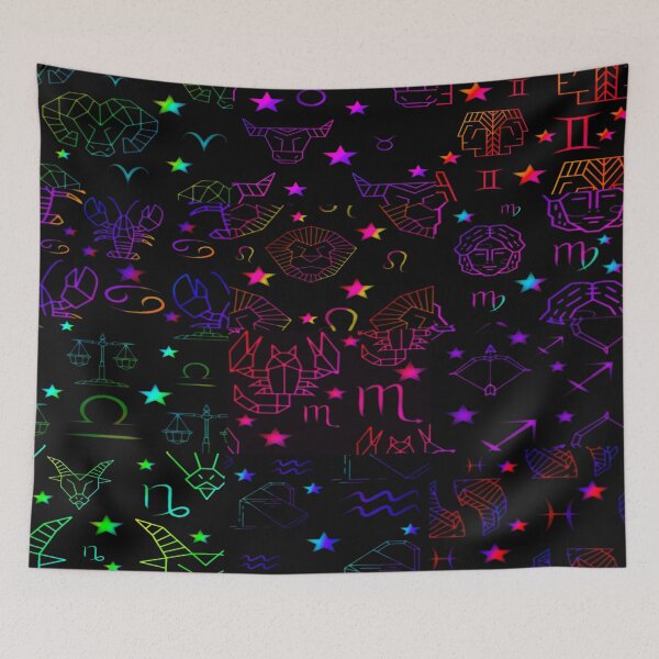 Item preview, A Zodiac Test Rainbow Vaporwave Design  designed and sold by Grimdol Fair.