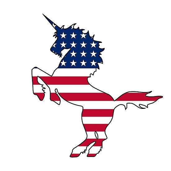 american flag unicorn posters by artisticattitud  redbubble