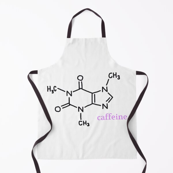 Item preview, caffeine chemical structure (pink) designed and sold by agsart.