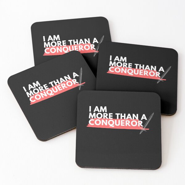 Item preview, I am more than a conqueror (Dark Background) designed and sold by Apparevel.