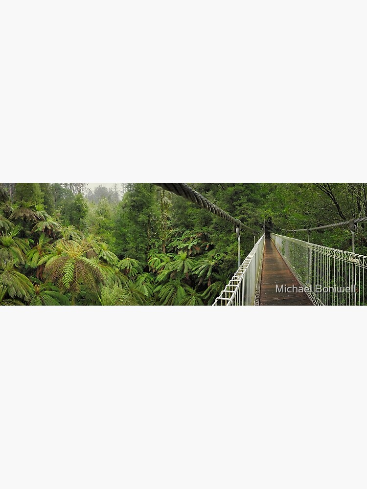 Thumbnail 3 of 3, Poster, Tarra Bulga Suspension Bridge Victoria, Australia designed and sold by Chockstone.