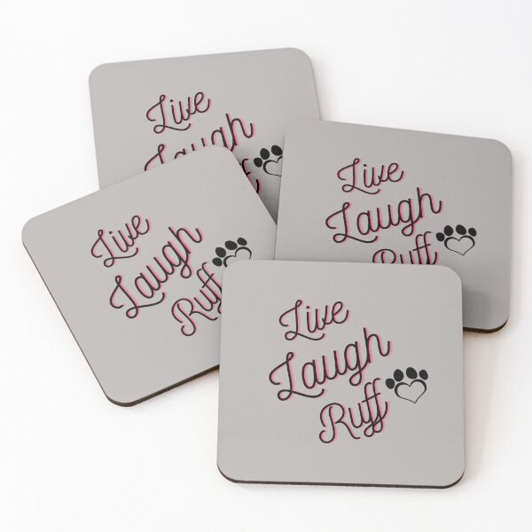 Item preview, Live, Laugh, Ruff  designed and sold by ElleBeeCreation.