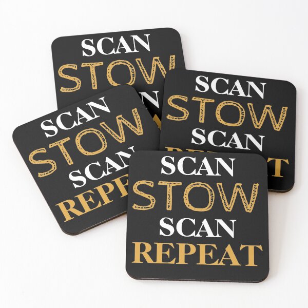 Item preview, Scan Stow scan repeat designed and sold by TINASTORESHOPE.