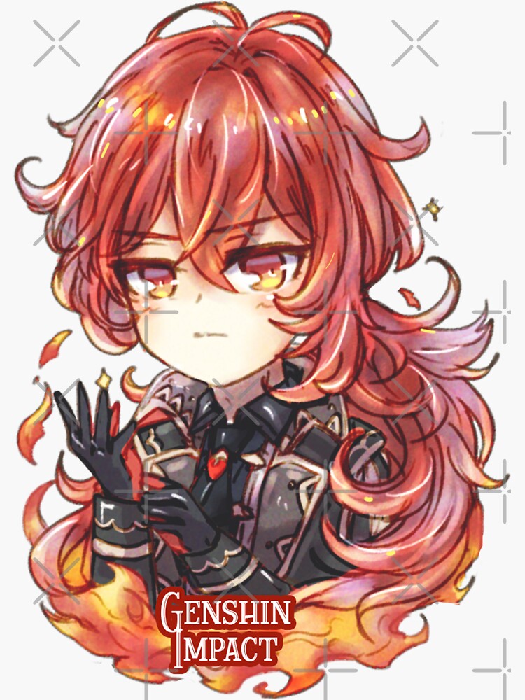 Genshin Impact Bois: Diluc by candypiggy