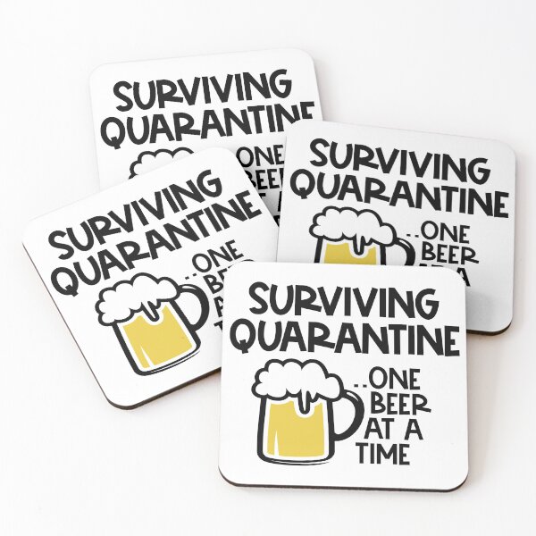 Item preview, Surviving Quarantine One Beer At A Time designed and sold by bradycarstens.
