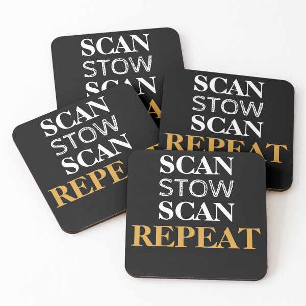 Item preview, Scan Stow scan repeat designed and sold by TINASTORESHOPE.