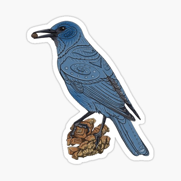 Item preview, Pinyon Jay designed and sold by Corvola Creations.