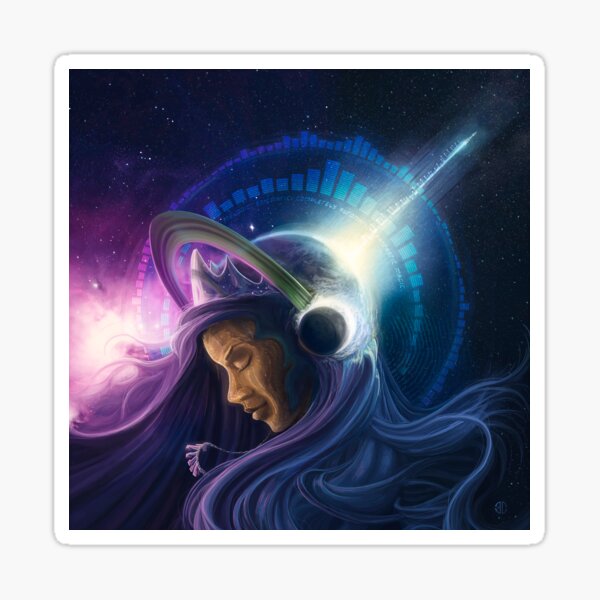 Planet Synth Sticker