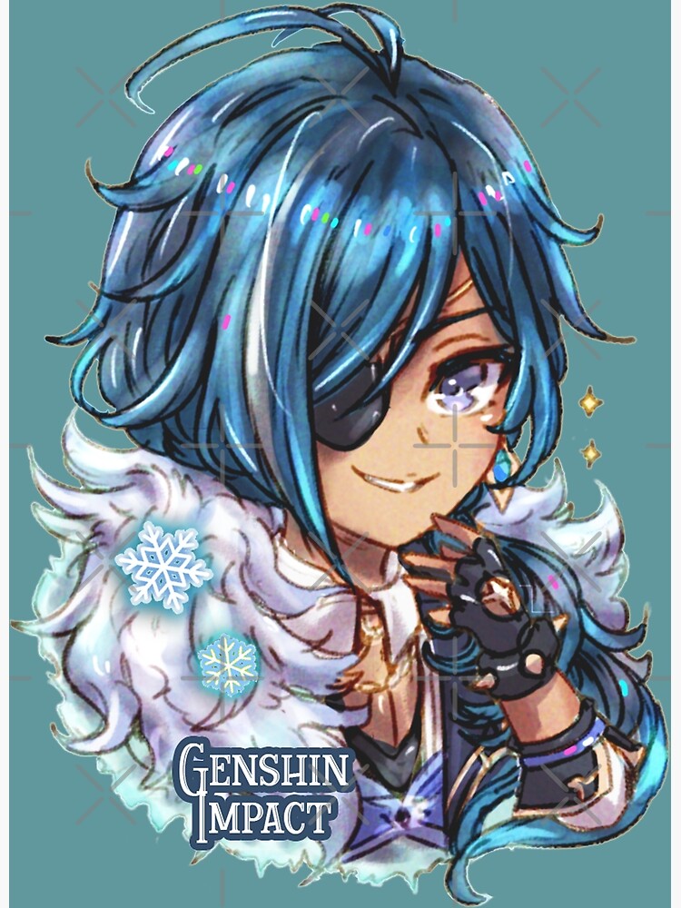 "Genshin Impact Bois: Kaeya" Poster by candypiggy | Redbubble