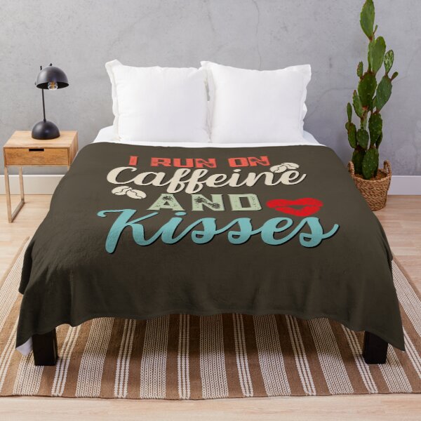 Item preview, I Run On Caffeine And Kisses designed and sold by aoichan3939.
