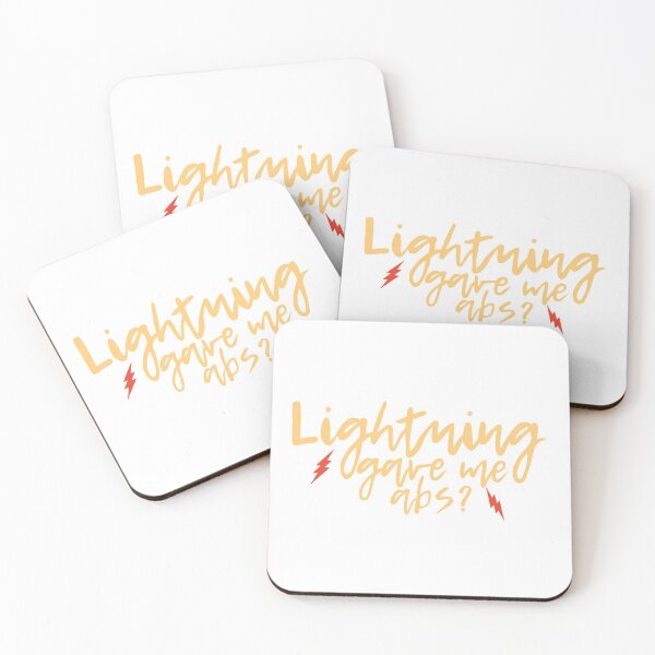 Item preview, Lightning Gave Me Abs? designed and sold by finnxwing.
